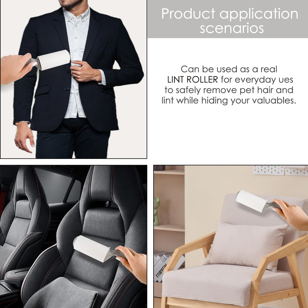 Lint Roller Diversion Safe - product image 6