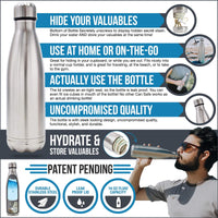 Stainless Steel Water Bottle Diversion Safe - product image 3