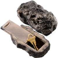Stone Diversion Safe with hidden compartment for cash, keys and valuables