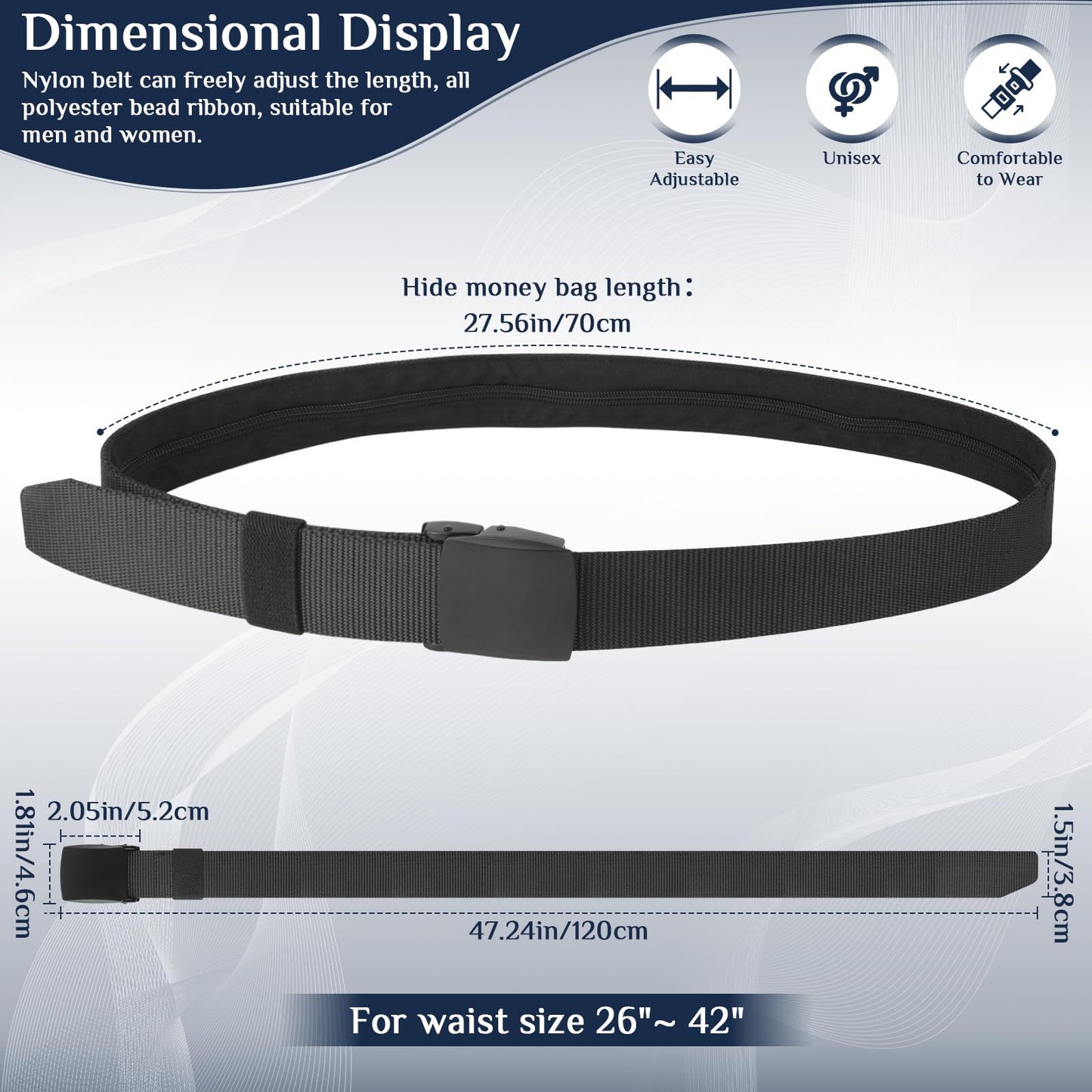 Money Belt with Hidden Compartment - product image 2