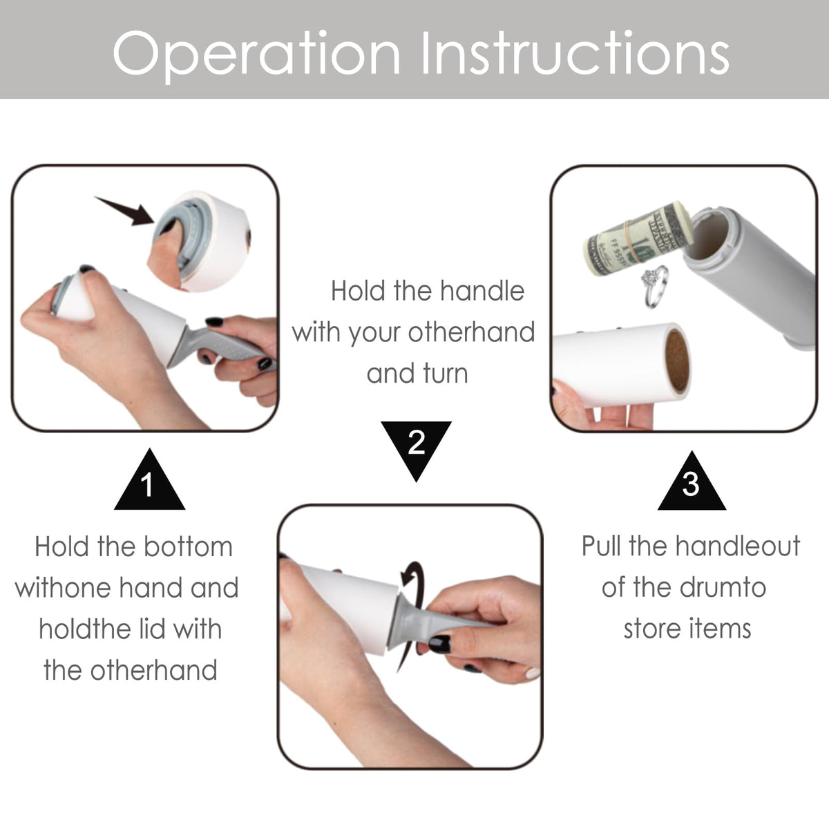 Lint Roller Diversion Safe - product image 4