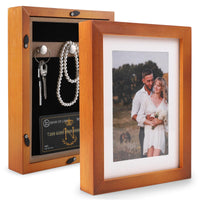Picture Frame Diversion Safe with hidden compartment for cash, keys and valuables