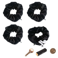 Zipper Scrunchie Hidden Pocket with hidden compartment for cash, keys and valuables