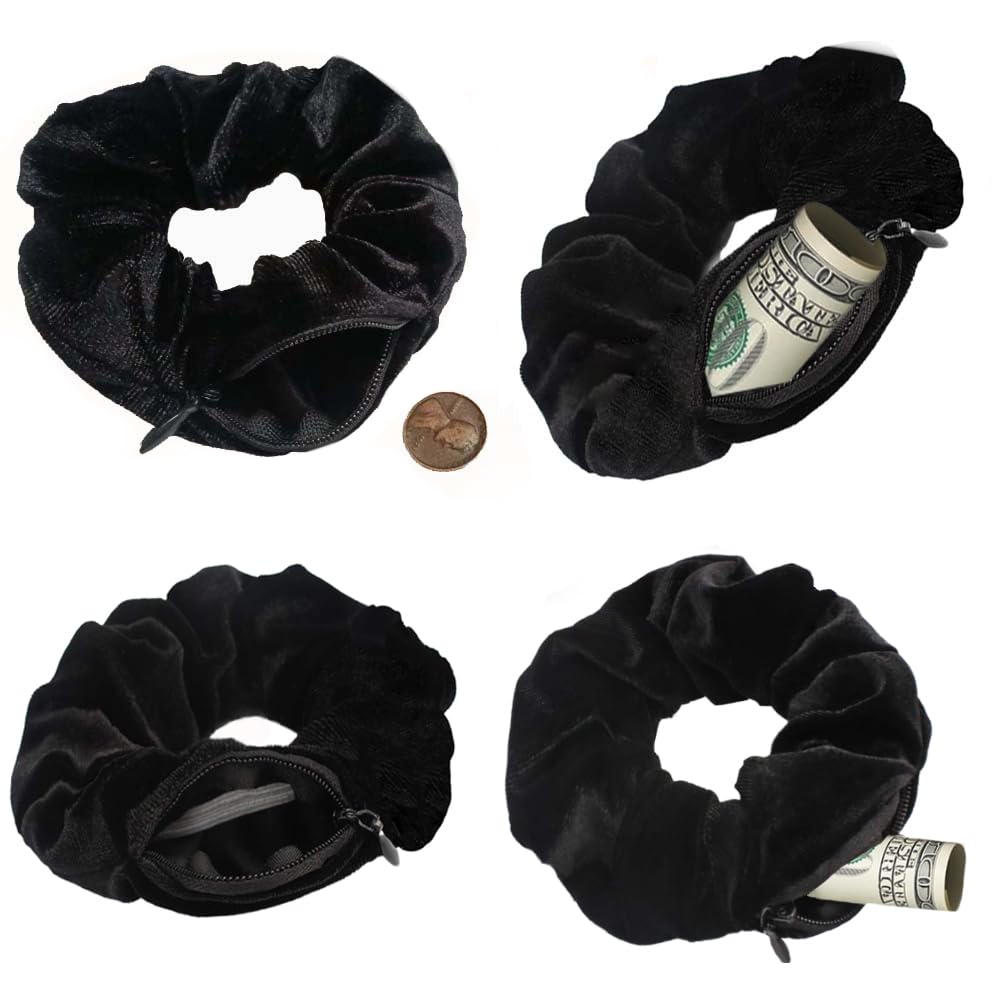 Zipper Scrunchie Hidden Pocket - product image 4