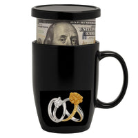 Coffee Mug Diversion Safe with hidden compartment for cash, keys and valuables